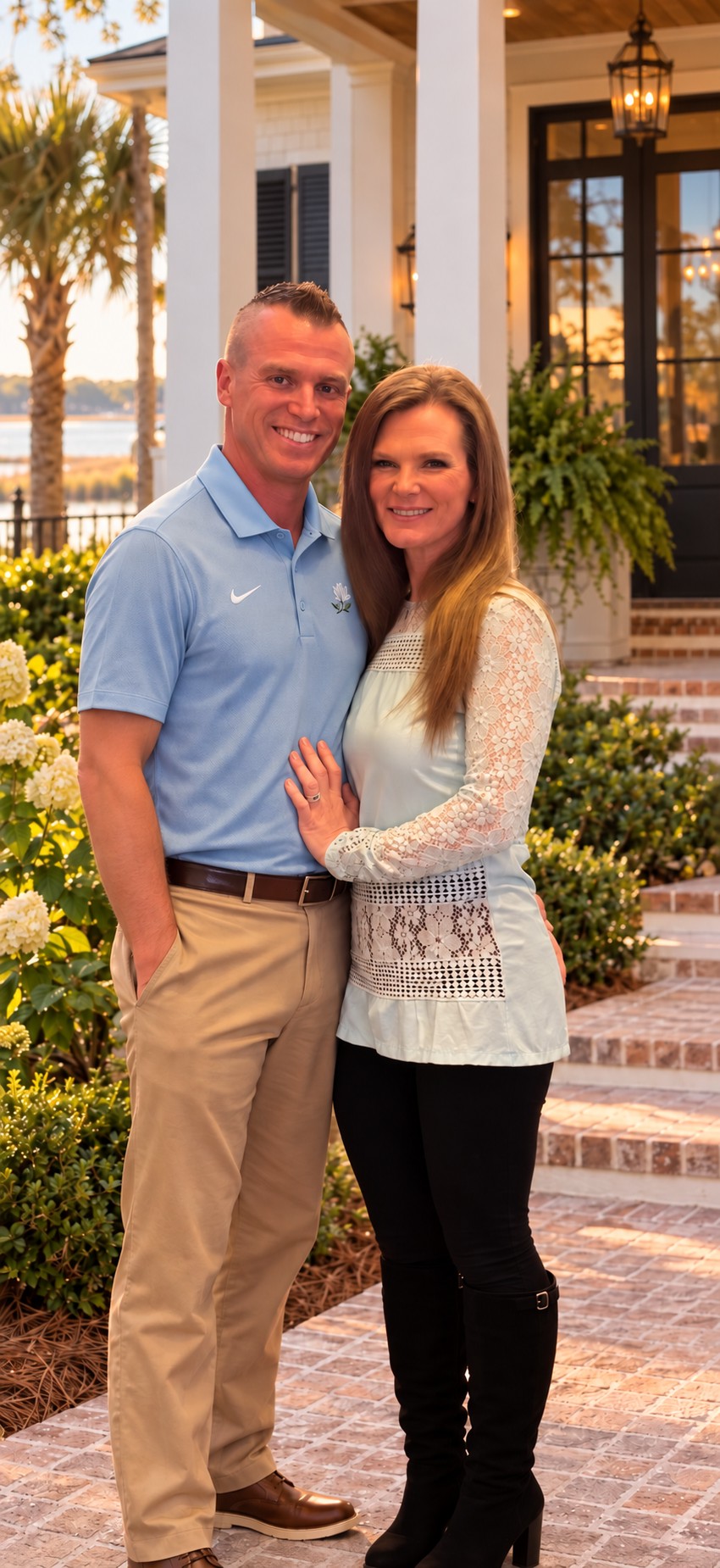 Blaine McGill with his wife